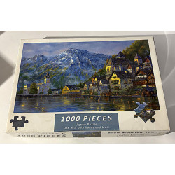 Puzzle Paysage enneigé -...