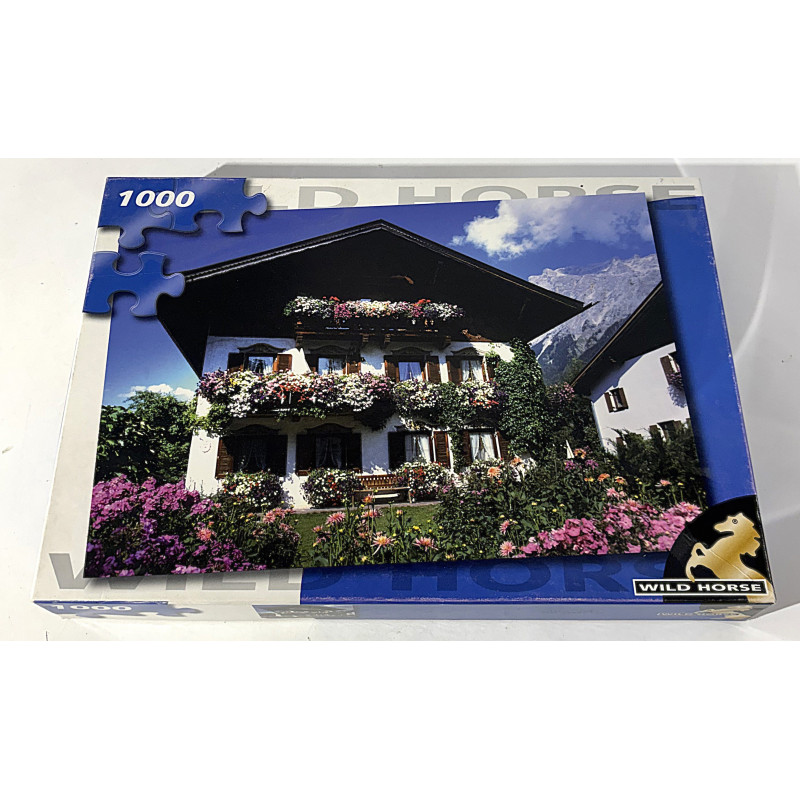 Puzzle Chalet fleuri - Wild Horse