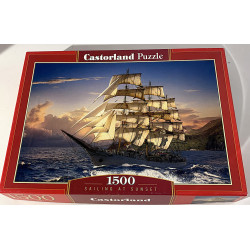 Puzzle bateau couché de...