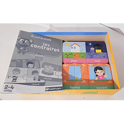 Jeu les contraire - la petite école - Nathan