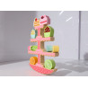 Jeu d'équilibre en bois - Thème des pâtisseries