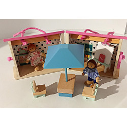 Salon de thé en bois - Hema