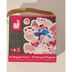 Magnets en bois la ferme -...