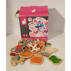 Magnets en bois la ferme - Janod