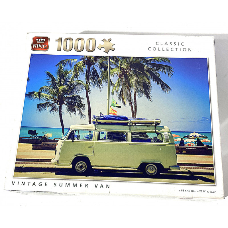 Puzzle vintage summer van