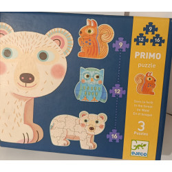 3 Puzzle animaux - Djeco
