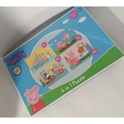4 puzzle peppa pig  - Toy...