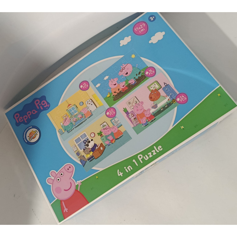 4 puzzle peppa pig  - Toy Universe