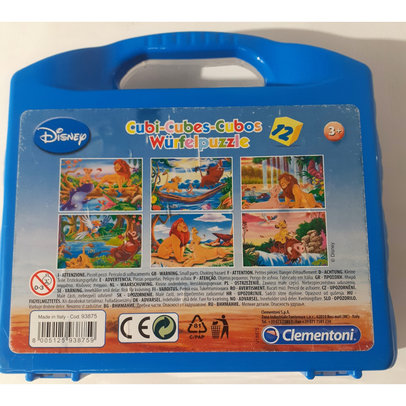 Cubes puzzle - Disney - Clementoni
