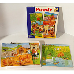 Puzzle d'animaux 4 en 1