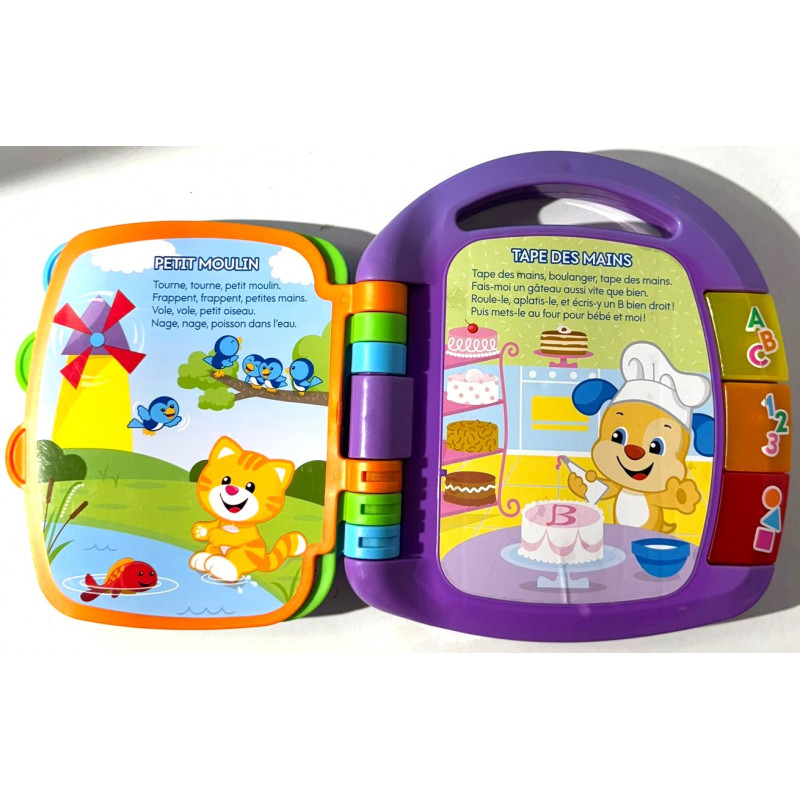 Livre interactif comptine - Fisher Price