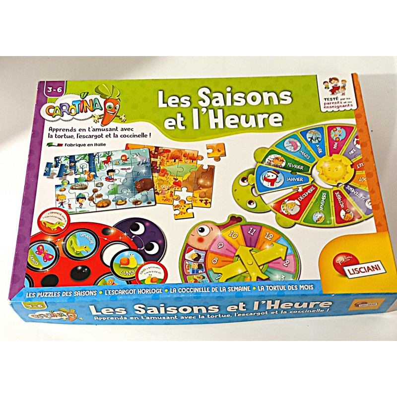 Les saisons et l'heure - Lisciani