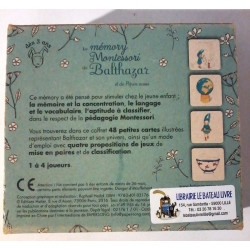 Le mémory Montessori de Balthazar - Hatier Jeunesse