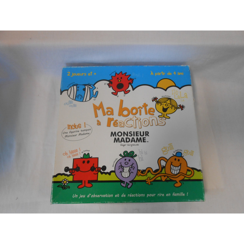 Ma boite à réaction monsieur madame