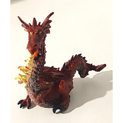 Figurine Dragon Rouge avec...