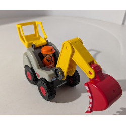 Tractopelle - Playmobil 123