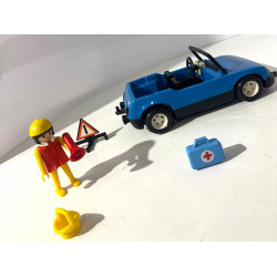 Voiture Bleue voyageuse - Playmobil 3210 B