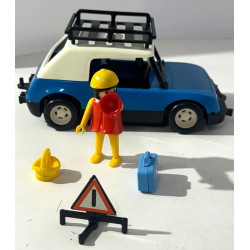Voiture Bleue voyageuse - Playmobil 3210 B