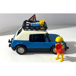 Voiture Bleue voyageuse - Playmobil 3210 B