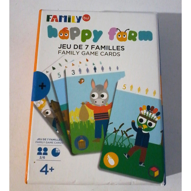 Jeu de cartes de 7 familles - Oxybul