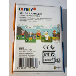 Jeu de cartes de 7 familles - Oxybul