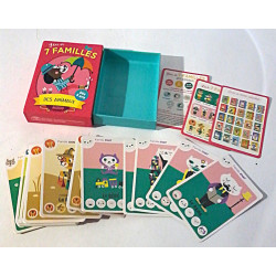 Jeu de 7 familles des animaux - Auzou