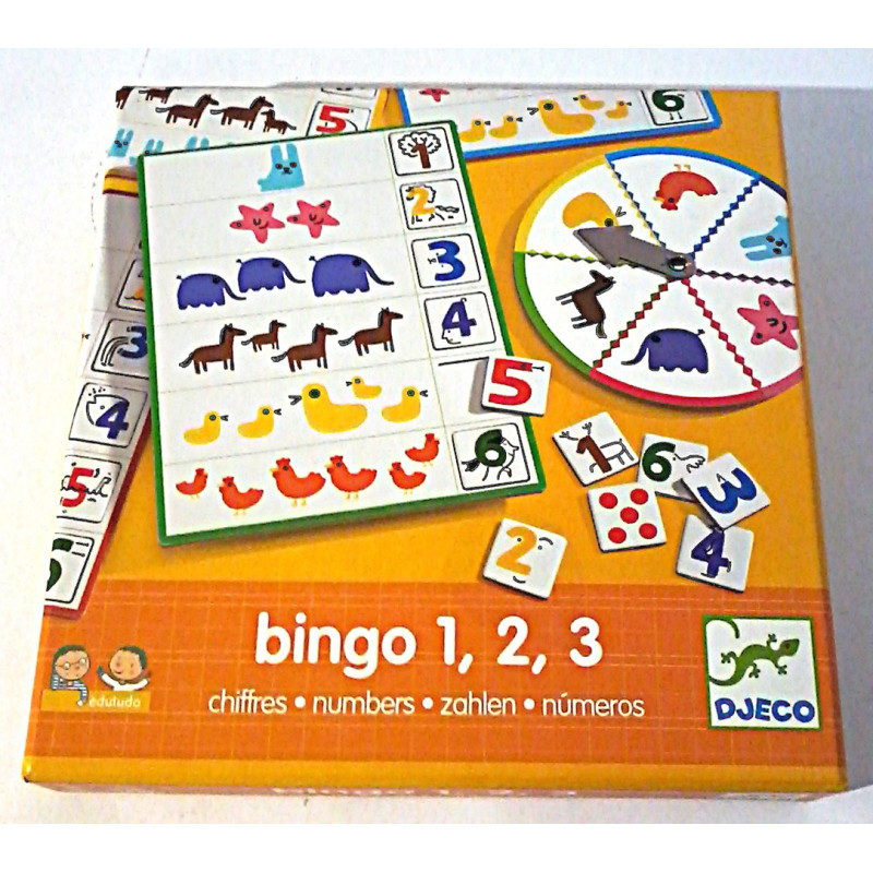 Bingo1,2,3 chiffres - Djeco
