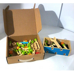 jeu de construction en bois