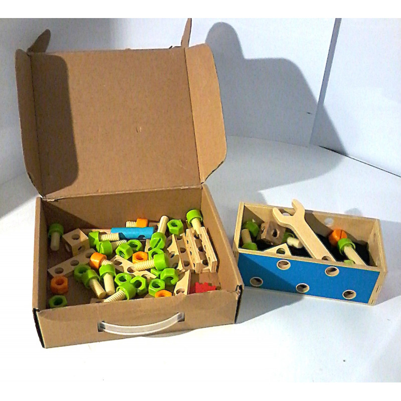 jeu de construction en bois