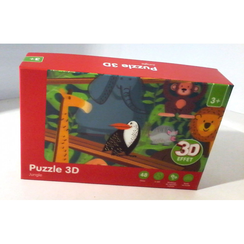 Puzzle 3D Jungle