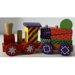 Train en bois