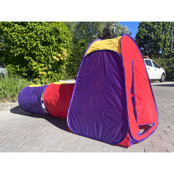 Set tente et tunnels pop-up 3 pièces