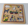 Puzzle en bois la ferme