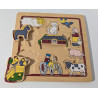 Puzzle en bois la ferme
