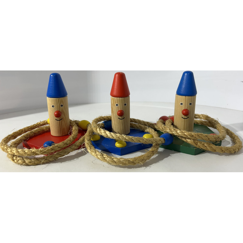 Jeux de lancer d'anneaux en bois
