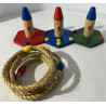 Jeux de lancer d'anneaux en bois
