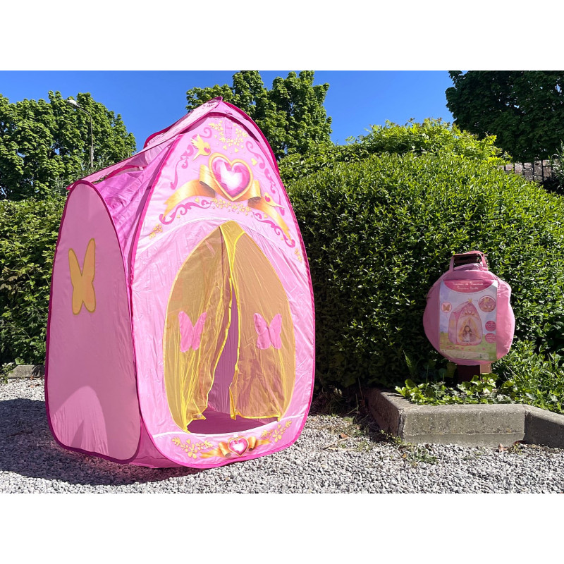 Tente pop up château de princesse