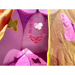 Tente pop up château de princesse