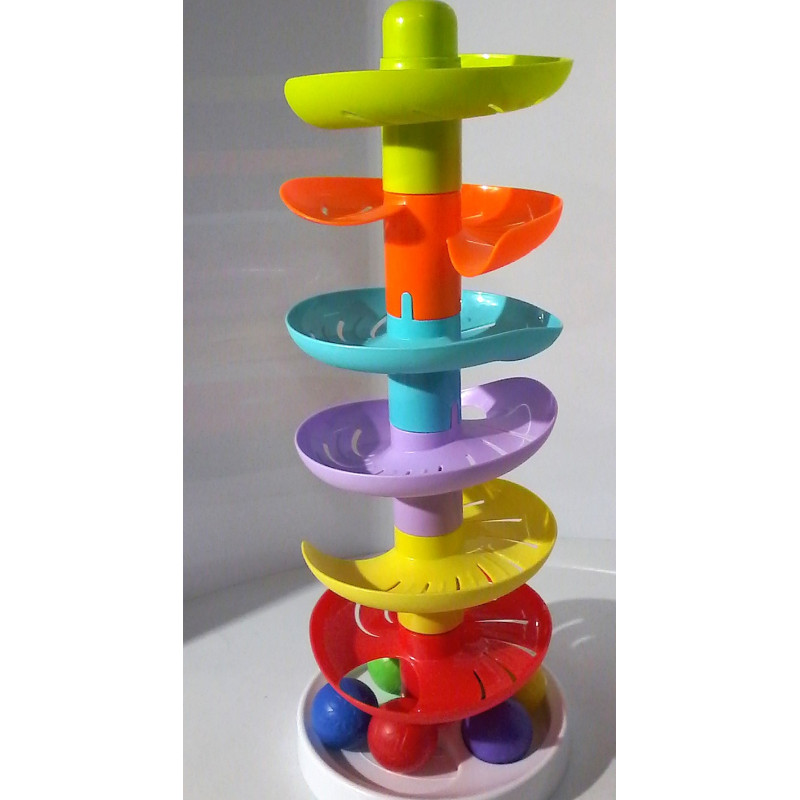 Tour spirale colorée