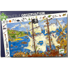 Puzzle observation 100 pièces - Les pirates - Djeco