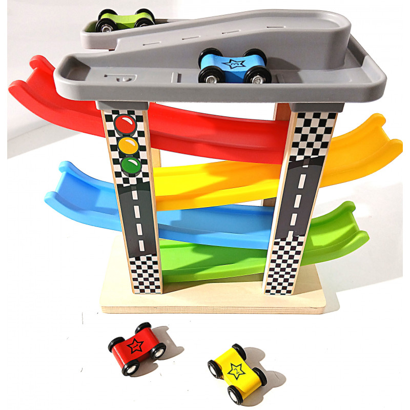 Circuit voiture en bois - Play tive