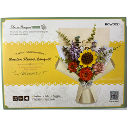 Bouquet de fleurs 3D - ROWOOD