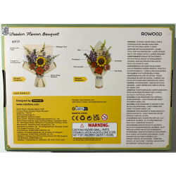 Bouquet de fleurs 3D - ROWOOD