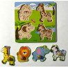 Puzzle en bois animaux - VIGA