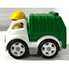 Camion poubelle avec personnage