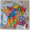 Puzzle carte des régions de France