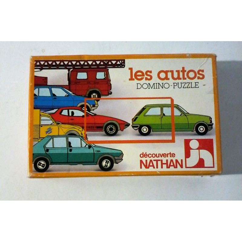 Domino Puzzle - Les Autos – Nathan Année 1979