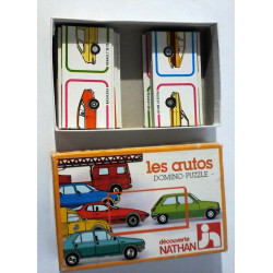 Domino Puzzle - Les Autos – Nathan Année 1979