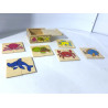 Lot de 6 puzzles en bois thème "mer"