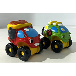 Lot de deux véhicules de chantier vroom planet - SMOBY